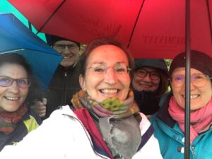 rando sous la pluie tréffléan Jeûne Vital'Energie