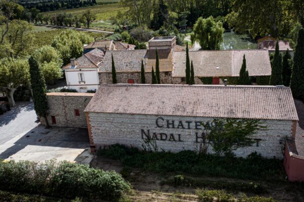 Vue aérienne de Château Nadal Hainaut